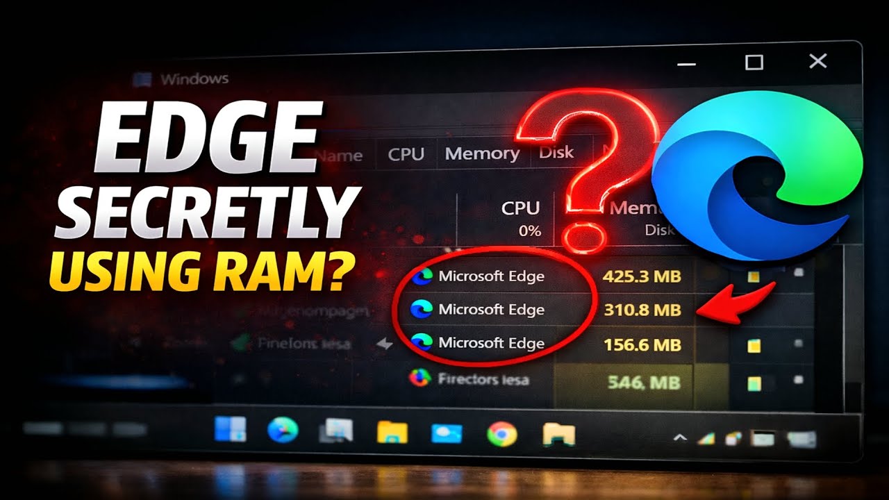 Your PC Is Slow? Stop Microsoft Edge Running in Background (Free Up RAM Fast)