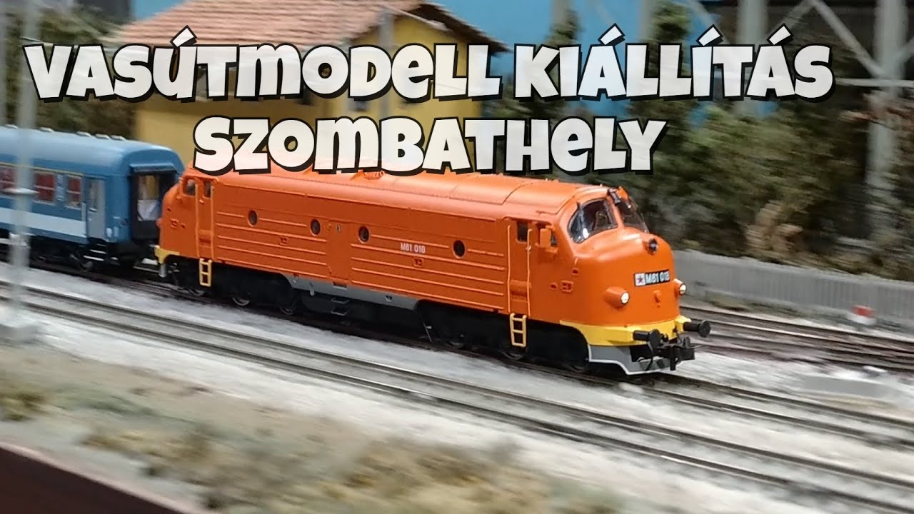 Vasútmodell kiállítás Szombathely Agora Savaria 2026 január