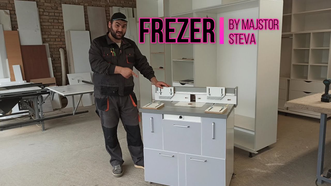 Stoni frezer by majstor Steva / complete table router diy