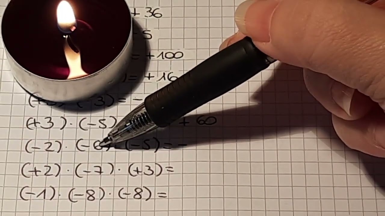 ESERCIZI silenziosi della sera || operazioni numeri RELATIVI || terza media