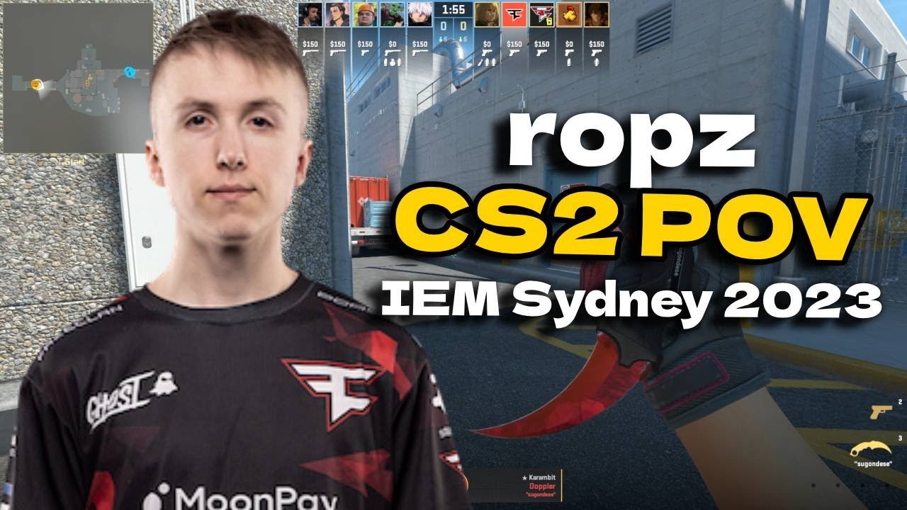 CS2 POV FaZe ropz (17/7) vs ENCE (Nuke) IEM Sydney 2023