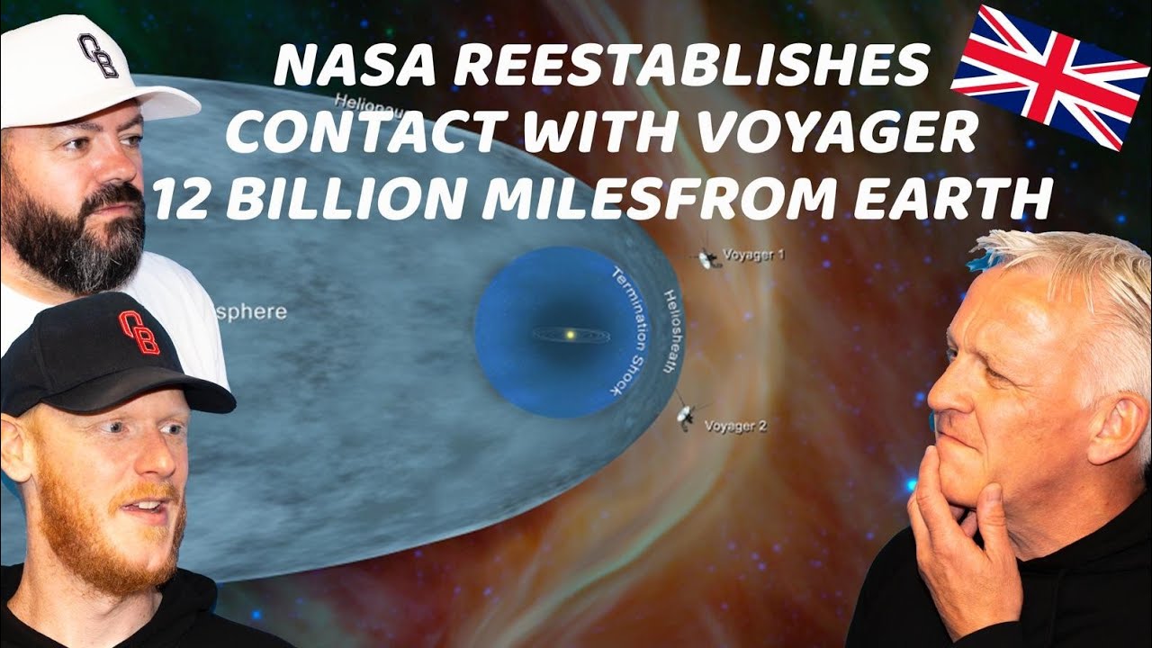 NASA Reestablishes Contact with Voyager, 12 Billion Miles from Earth REACTION! | OFFICE BLOKES REACT