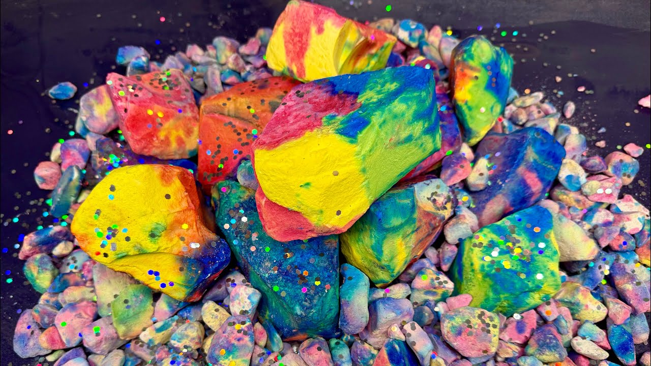Rainbow Chunks & Pebbles