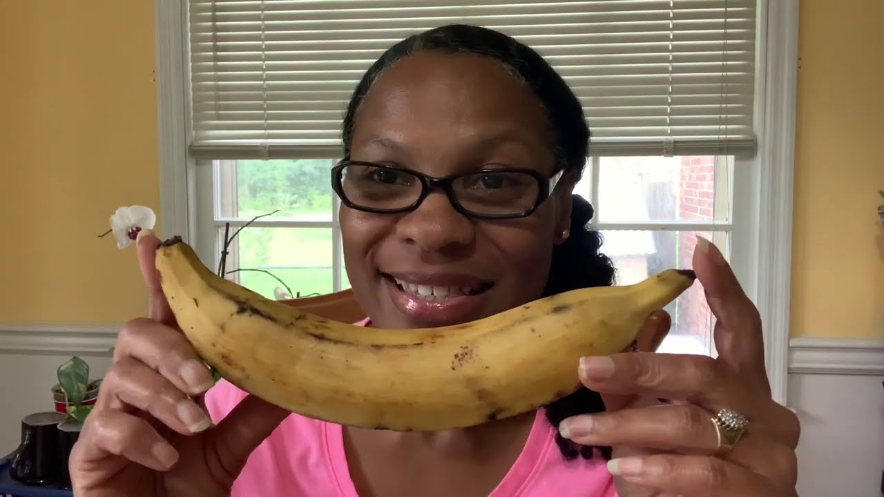 Dehydrating Plantains for a healthy snack