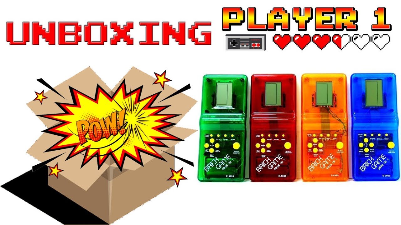 Unboxing Brick Game 9999 in 1
