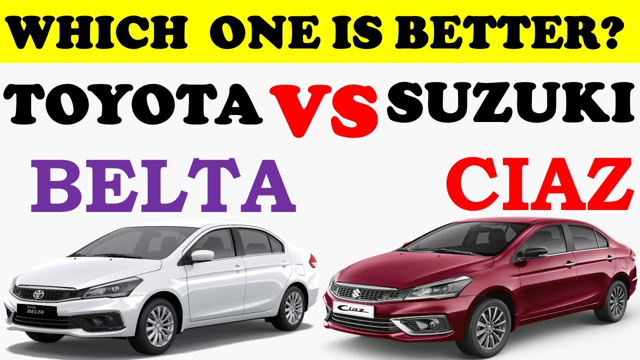 The New Toyota BELTA Vs Suzuki CIAZ | Best Car Comparison