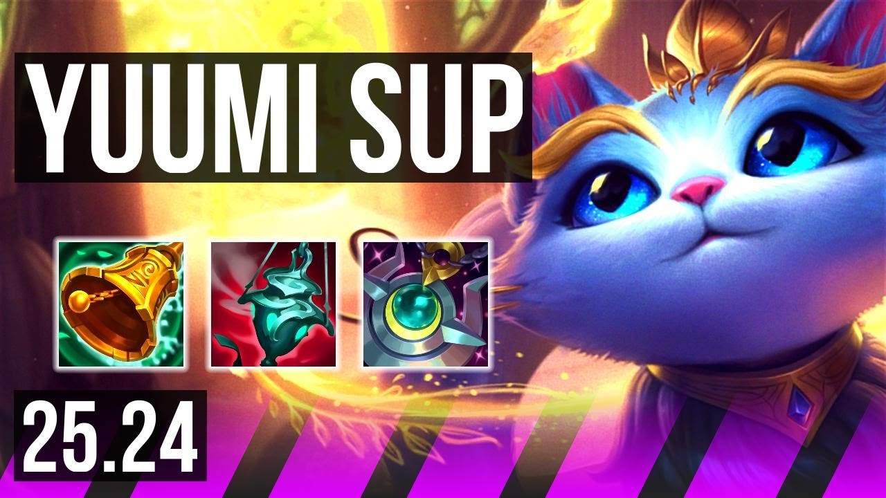 YUUMI & Lucian vs PYKE & Corki (SUP) | 6k gold comeback | NA Grandmaster | 25.24