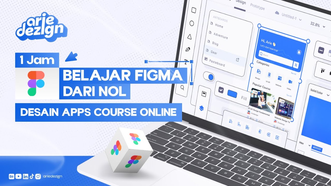 Belajar Figma dari Nol di 2025 sampai Bisa Desain Apps Pertama COURSE ONLINE dalam 1 Jam! 🚀