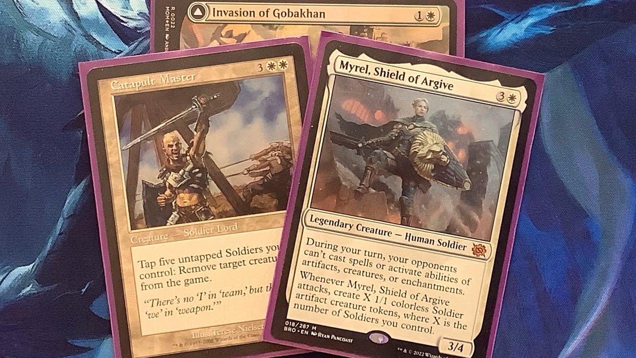All the flavor! Myrel, Shield of Argive EDH MTG, the ultimate Soldier token commander!