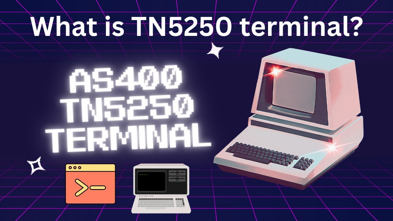 AS400 (IBM i) terminal, what is TN5250? | AS400 Tutorial for beginners - Part 5
