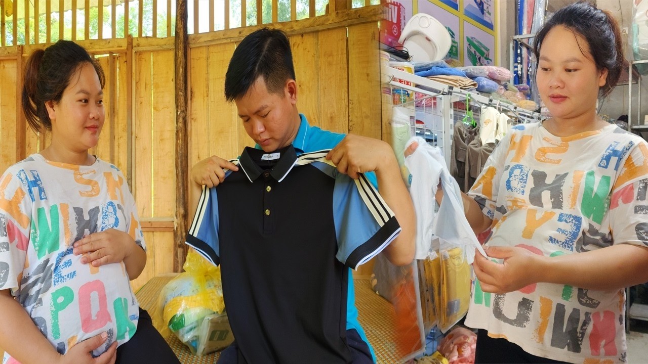 TIMELAPSE: Pregnant girl harvest ambarella fruit to sell- Buy clothes for baby & shirt for husband