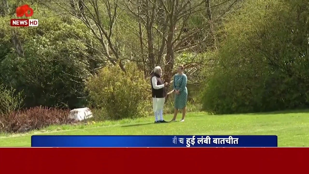 One-to-One meeting Between PM Narendra Modi and Denmark PM Mete Frederiksen in Copenhagen.