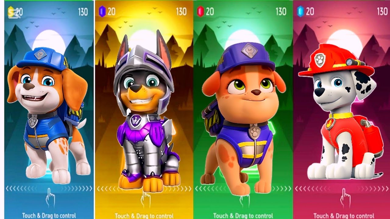 Paw Patrol Tiles hop/ Paw Patrol Games