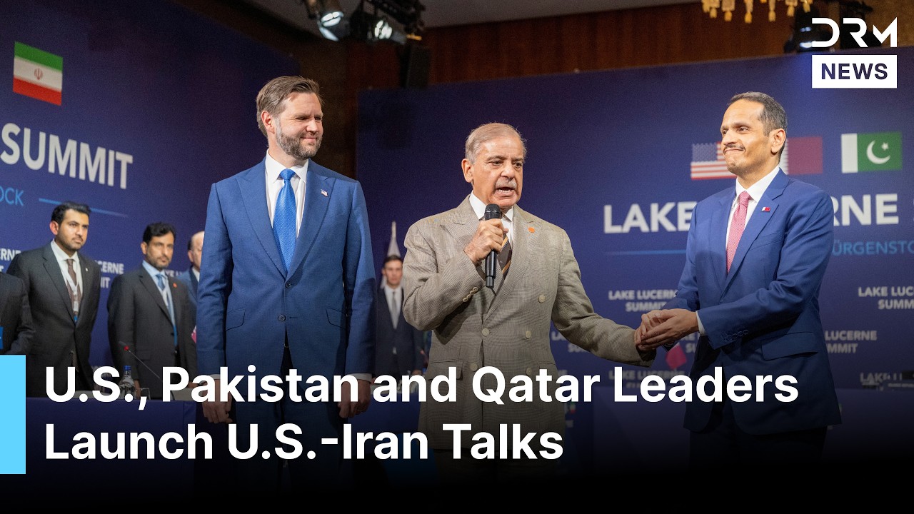 FULL MEETING: JD Vance, Shehbaz Sharif and Qatar PM Open Historic Lake Lucerne Summit | AC1G