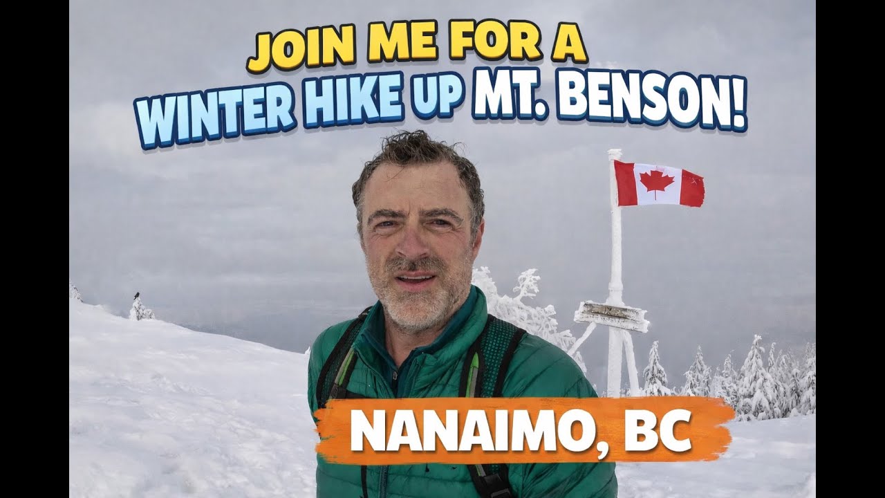 Exploring Vancouver Island - Hiking Mt Benson in winter (Nanaimo, BC)
