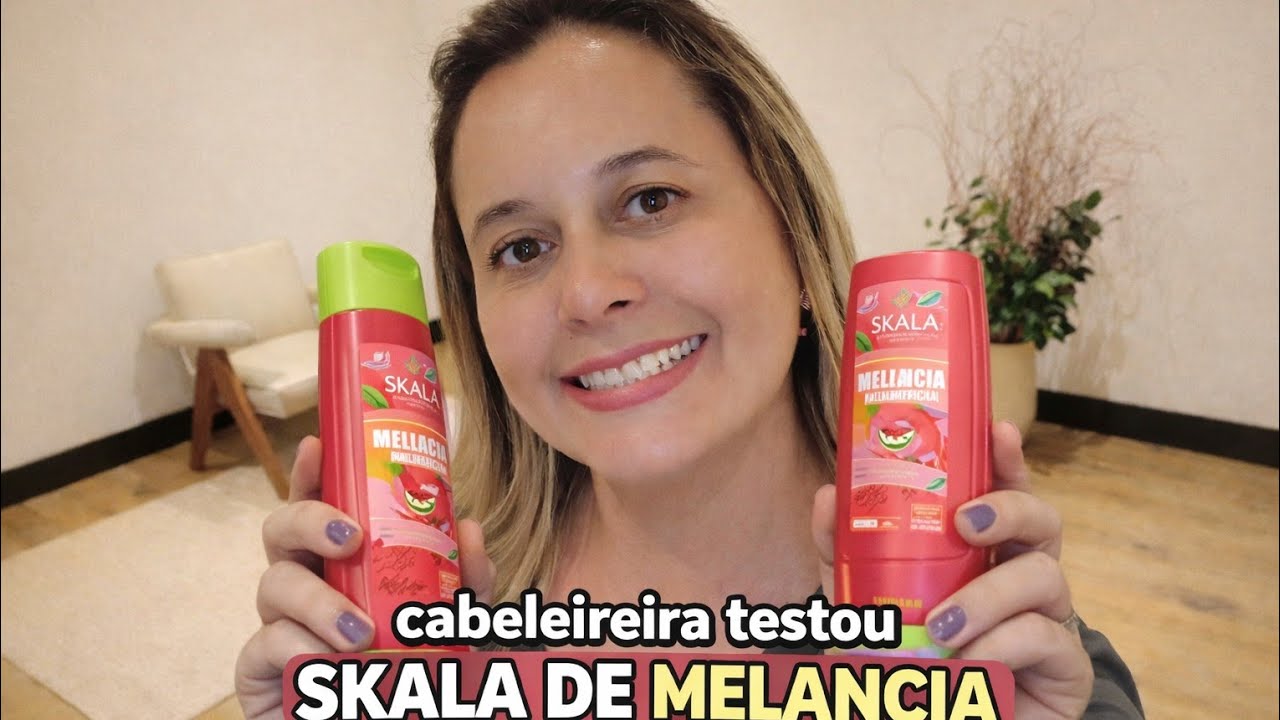 Testei SHAMPOO SKALA MELANCIA