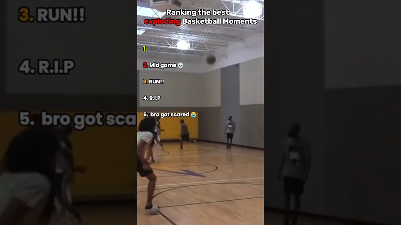 Ranking the best exploding basketball moments! 😂​ 