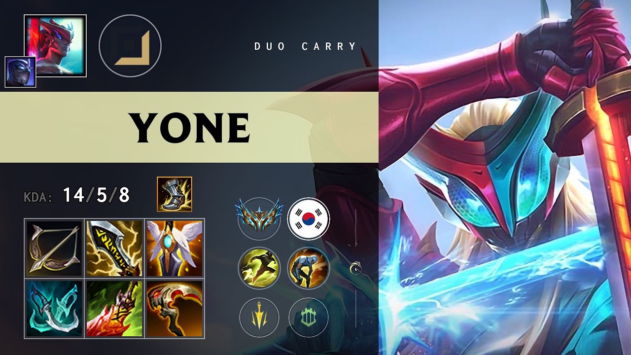 Yone ADC vs Jhin - KR Challenger Patch 26.14