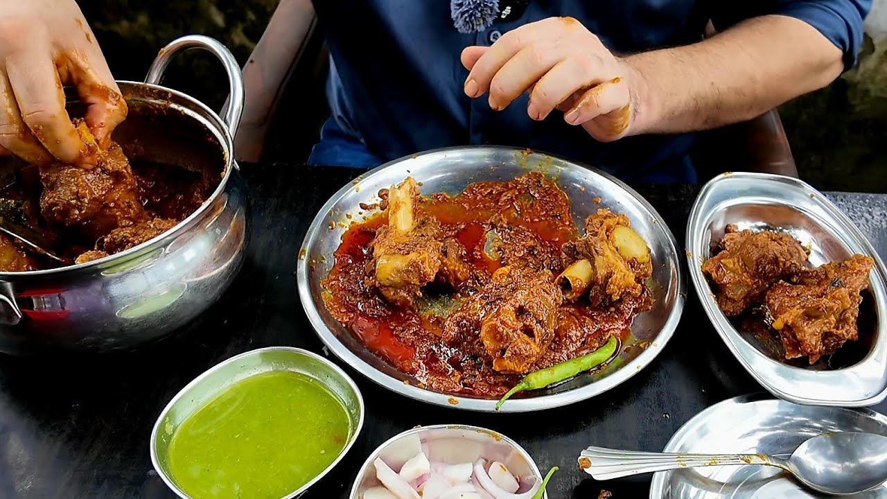 Fauji Bhai Ka Meat Chawal Aur Tandoori Roti | Fauji Dhaba Nagrota Jammu | Jammu food tour 