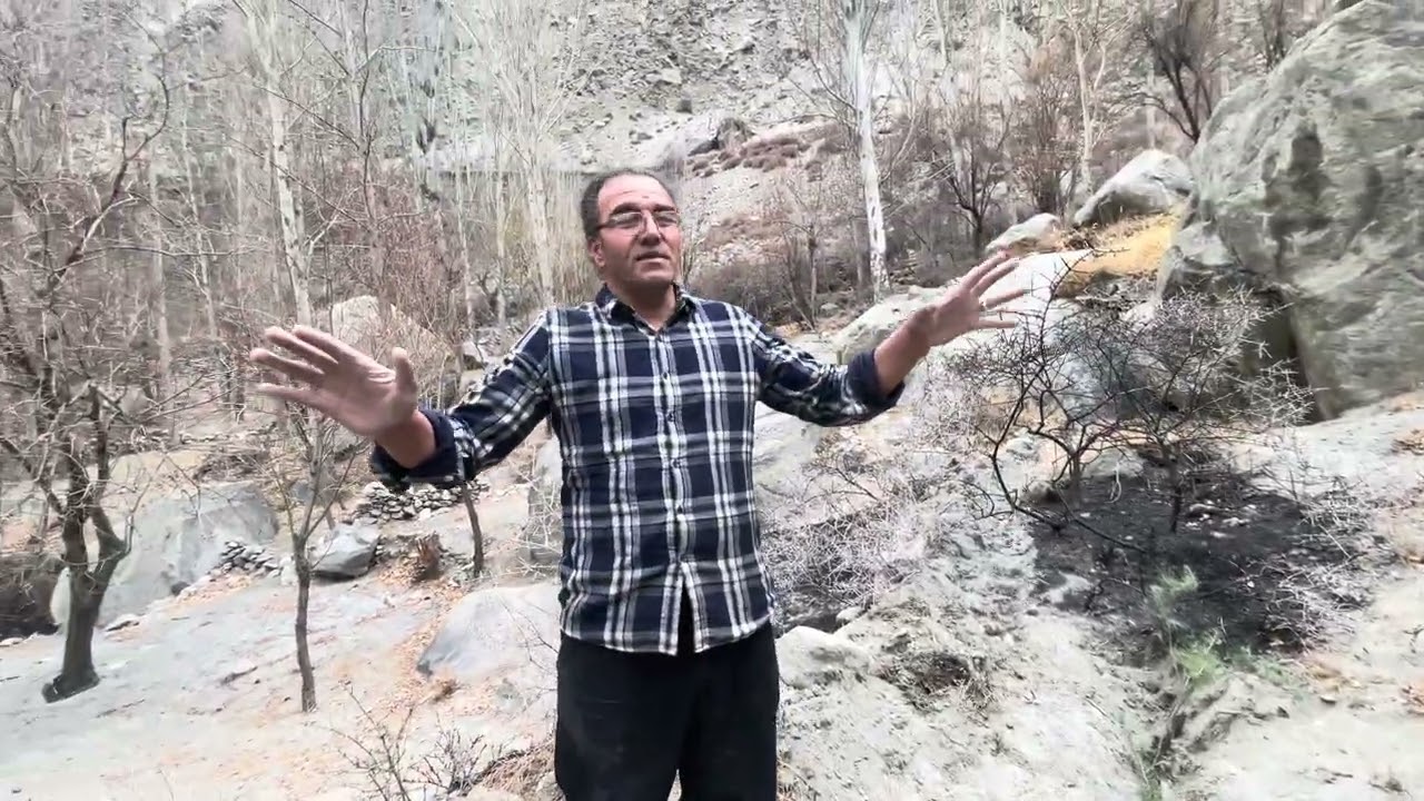 Reclaiming Barren Slopes Through Reforestation in Hunza 1 persons plants 5 Saplings Campaign