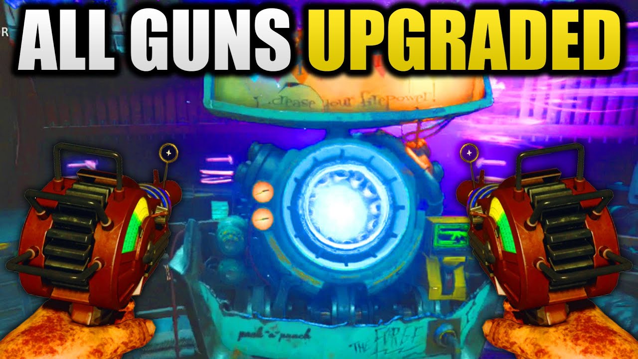 COLD WAR ZOMBIES: ALL GUNS PACK-A-PUNCHED! (All Guns Upgraded Black Ops Cold War)