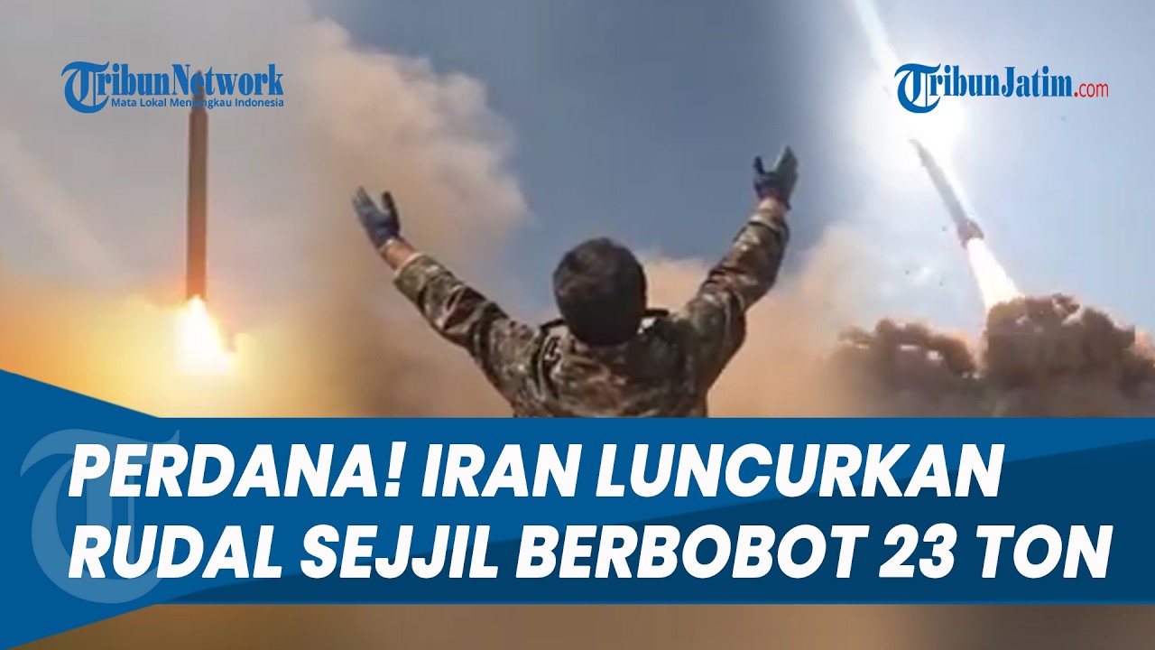 PERDANA! Iran Luncurkan Rudal Sejjil Berbobot 23 Ton Gempur Pusat Militer IDF