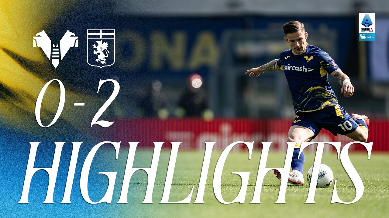 Highlights Serie A Enilive 2025/26 | Hellas Verona-Genoa 0-2