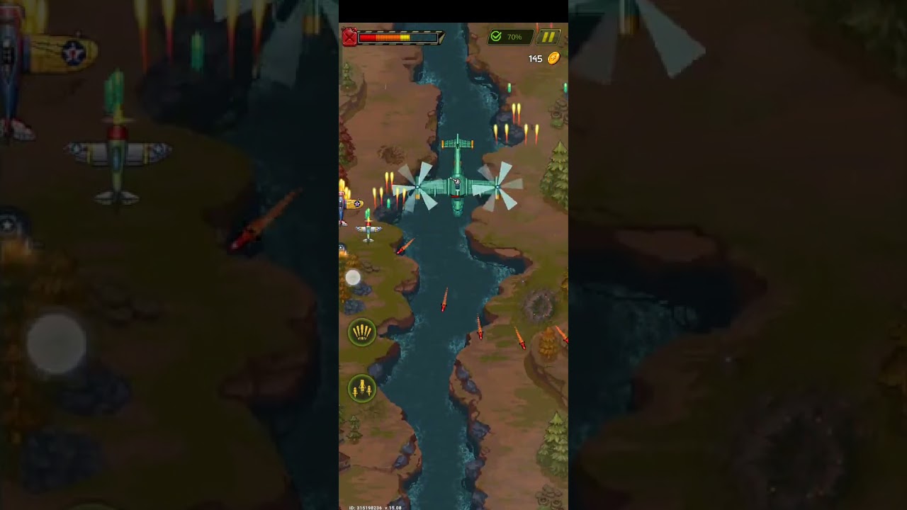1945 Air Force - Gameplay - Level 16,17,18,19