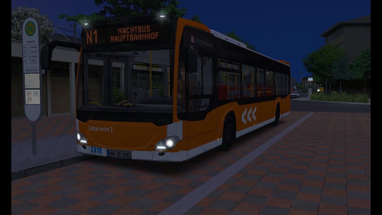 OMSI 2. Map Winsenburg, Route N1, Mercedes-Benz Citaro C2