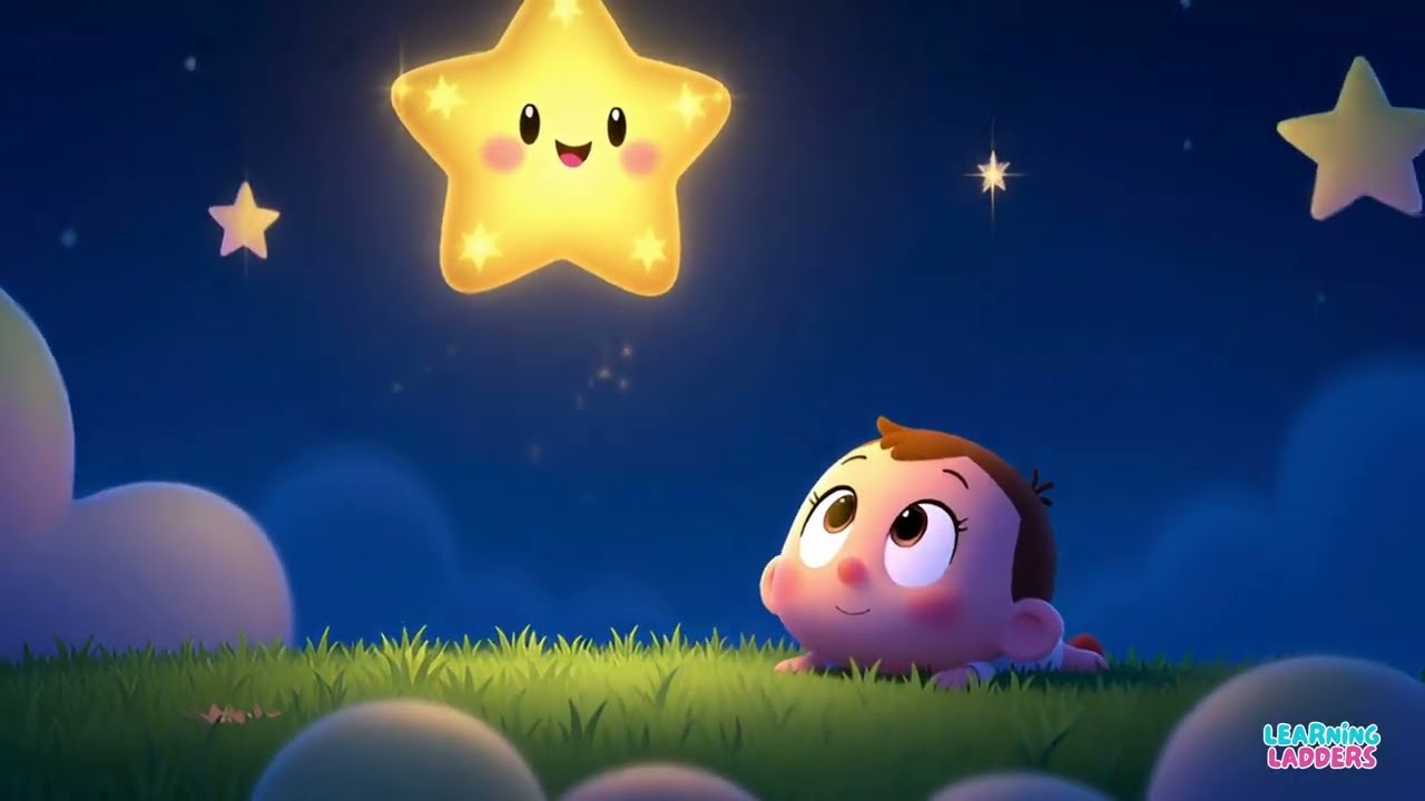 Twinkle Twinkle Little Star ⭐ | Cute Nursery Rhyme for Kids | Bedtime Song