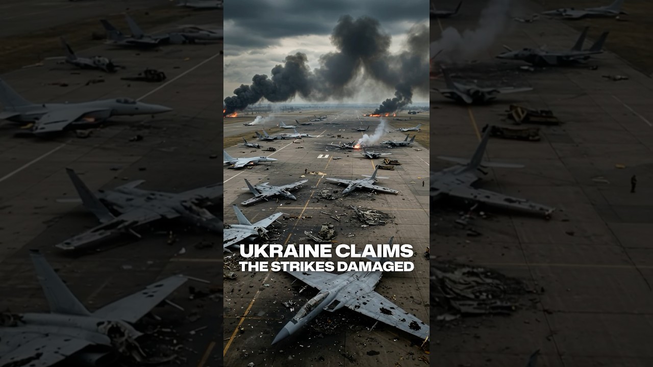 Ukraine's 'Operation Spiderweb' Daring Drone Attack on Russian Air Bases #russia  #russiaukrainewar
