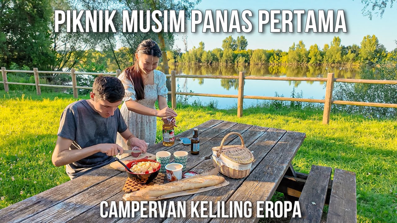 Piknik Pertama Campervan di Musim Panas! Nobar EURO 2024 di Prancis🇫🇷