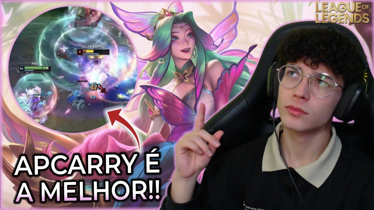 PRA GANHAR TEM QUE SER A SERAPHINE APCARRY! - League Of Legends