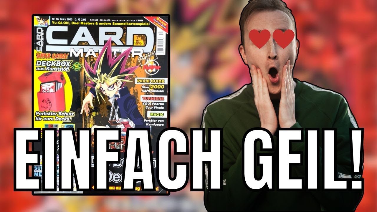 Eine YU-GI-OH ZEITSCHRIFT?! Die CARDMASTER ist der HAMMER!
