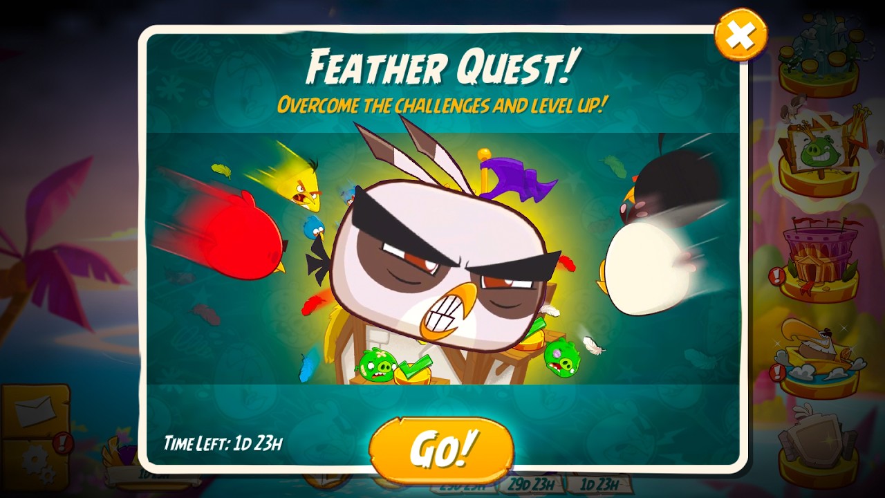 Angry Birds 2 AB2 Feather Quest SHADE 2026 Walkthrough Level 1-5 (NO GEMS!)