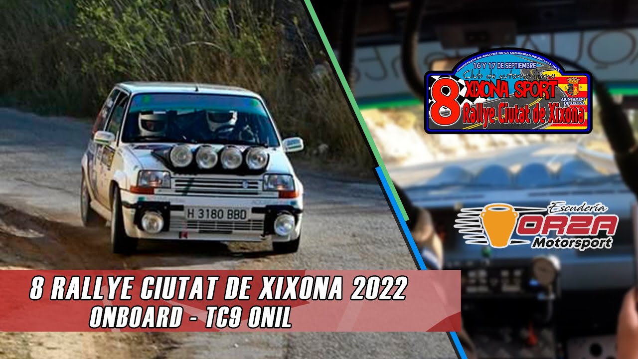 8 RALLYE CIUTAT DE XIXONA - ONBOARD TRAMO ONIL 🏁 | Manu Ballesteros / Álvaro Sánchez | R5 GT Turbo