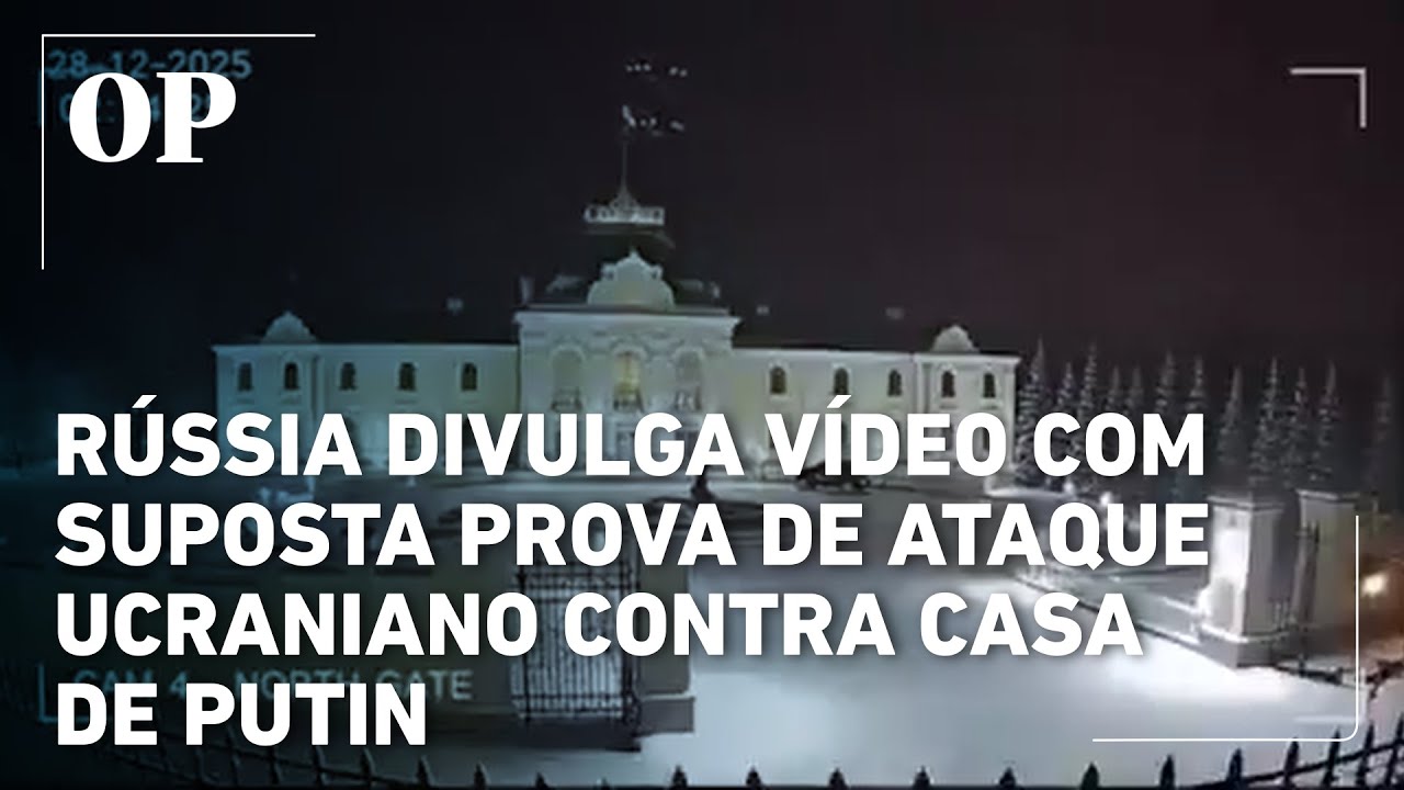 Rússia divulga vídeo com suposta prova de ataque ucraniano contra casa presidencial de Putin