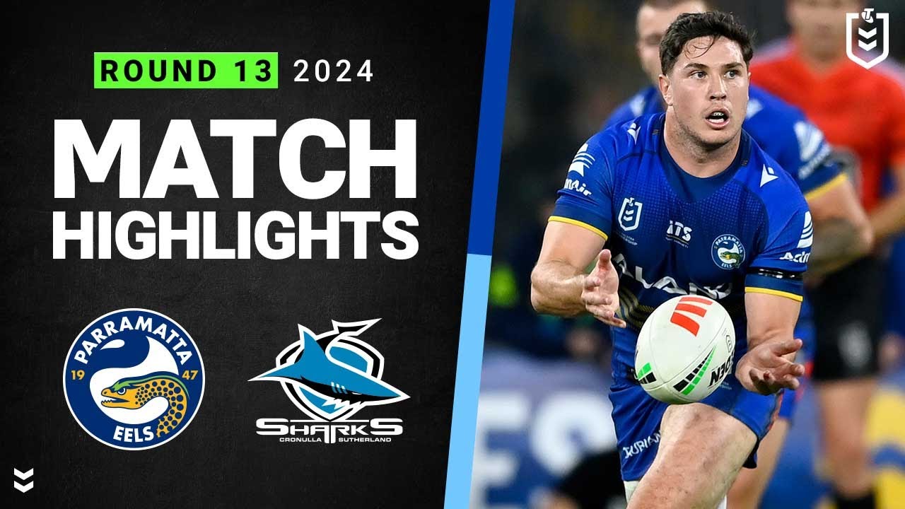 NRL Highlights | NRL 2024 | Eels v Sharks | Match Highlights
