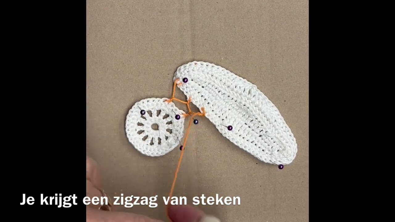 Irish Mandala, vastzetten onderdelen