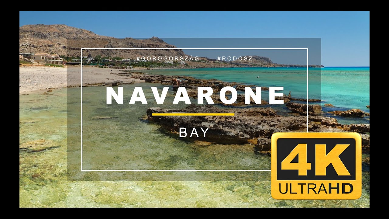 Navarone bay | Mitsis Lindos / Aquagrand beach | Rhodes | Rodosz 4K