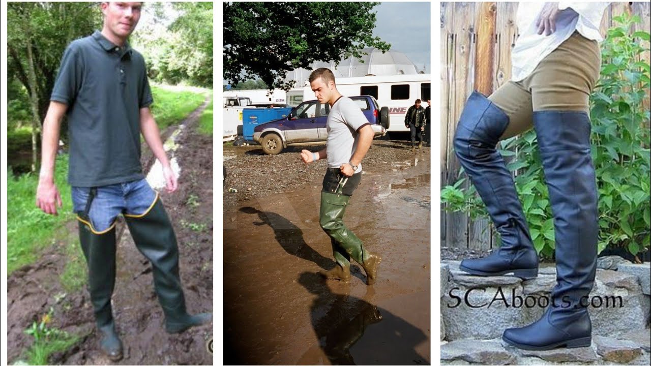 Thigh High boots for men