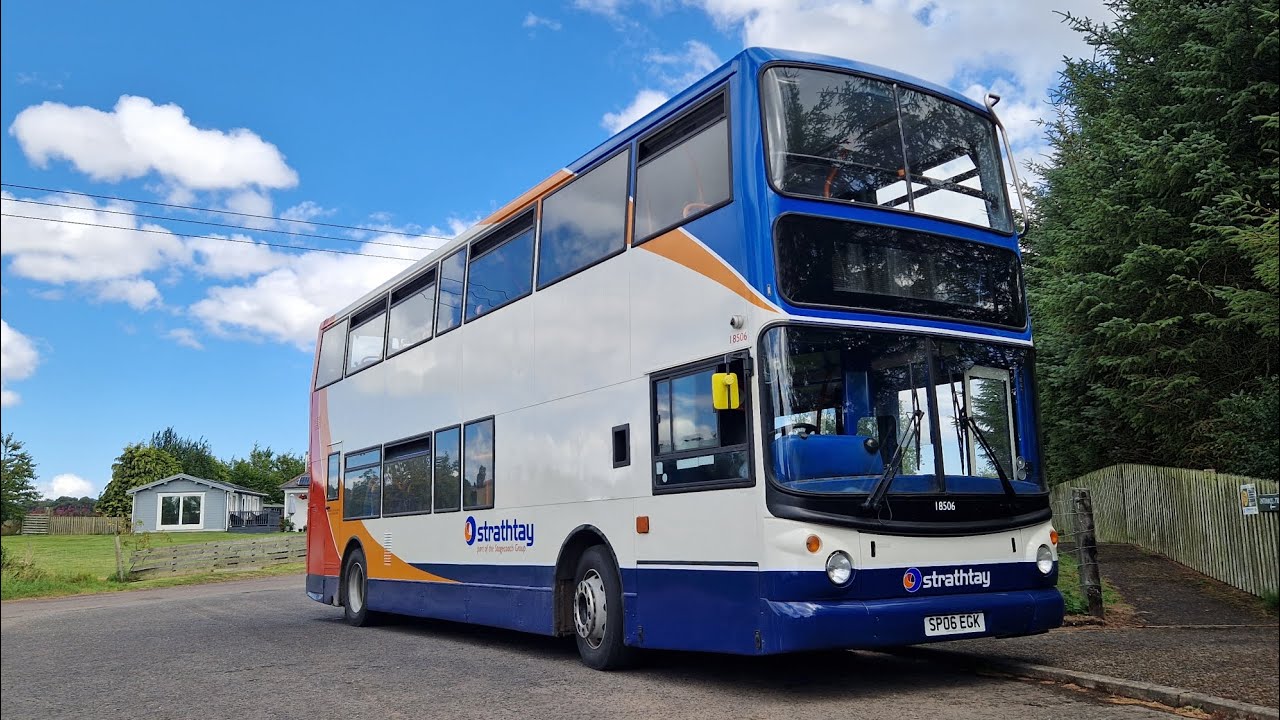 *Rapid Thrash* Preserved Stagecoach Strathtay Dennis/Transbus Trident ALX400 18506 SP06 EGK