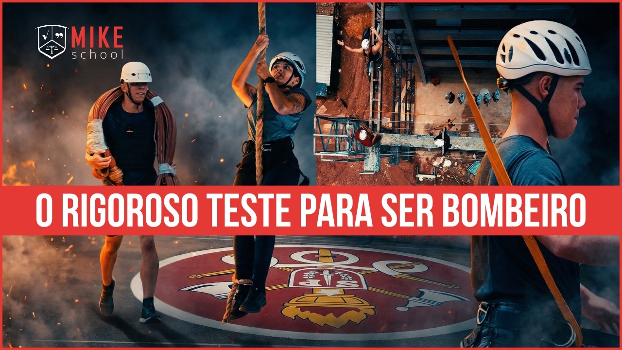 Quer ser BOMBEIRO? Esse &eacute; o primeiro grande choque: o TESTE F&Iacute;SICO | Mike School