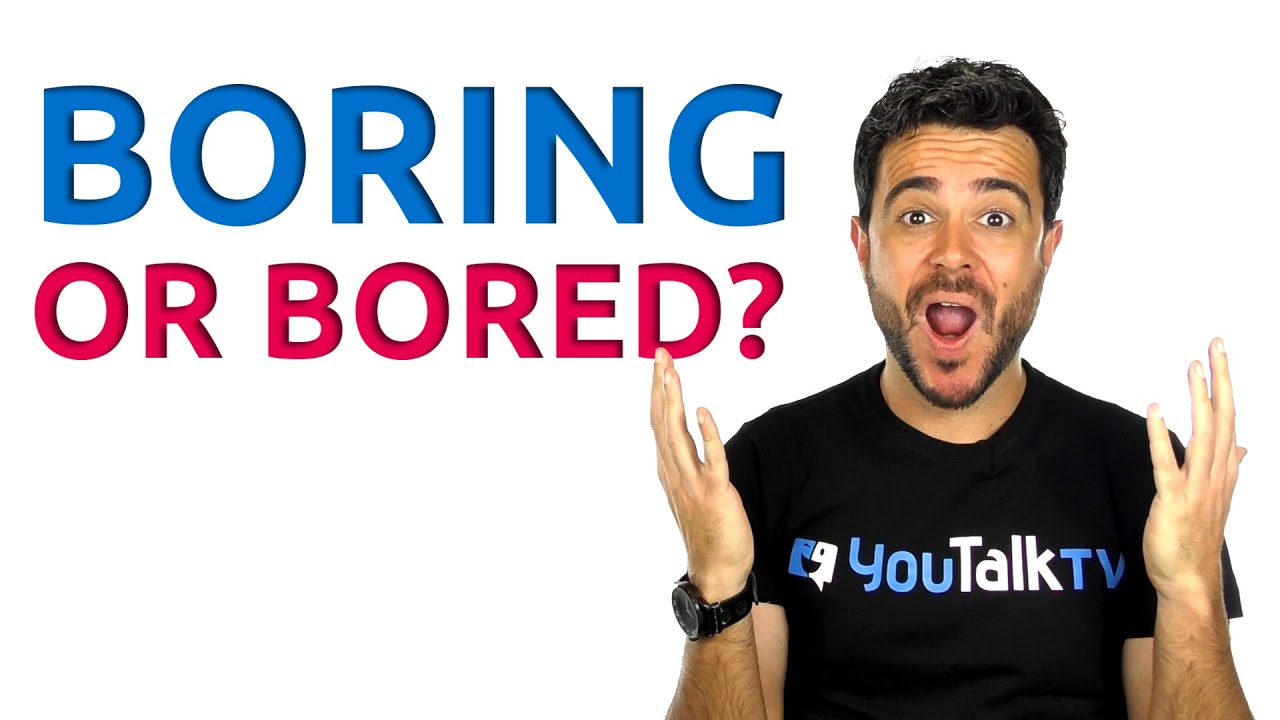 Adjetivos en inglés: -ed or -ing / ¿Lo tienes claro?