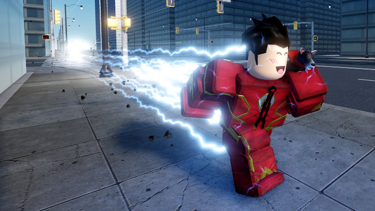 LOKIS FLASH QUE SOLTA RAIO | Roblox - The Flash: Hybrid