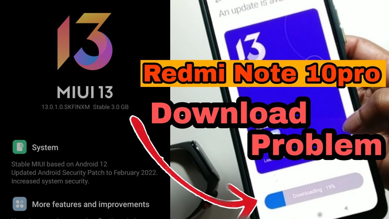 FIX MIUI 13 Download Problem - MIUI 13 incorrect update Problem fix on any xiaomi | Redmi Note 10pro