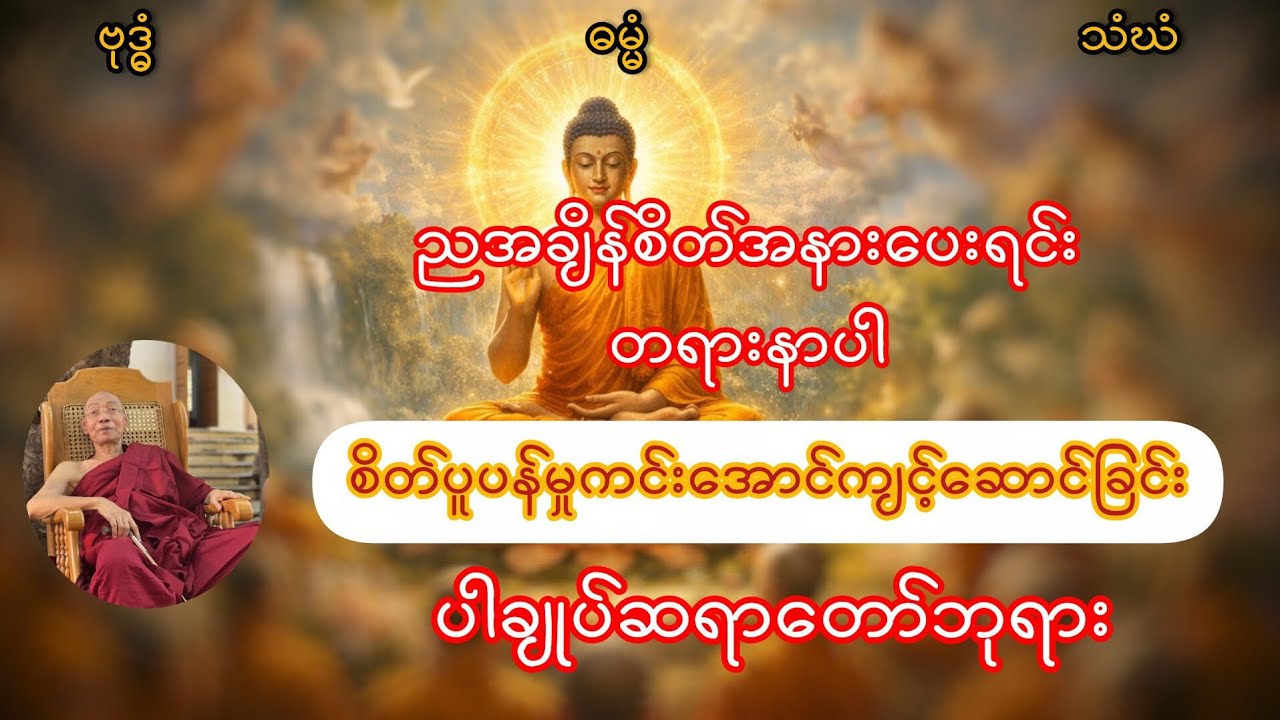 #စိတ်ပူပန်မှုကင်းကောင်ကျင့်ဆောင်ခြင်းအကြောင်းတရားတော်#ပါချုပ်ဆရာတော်ဘုရားကြီးတရားတော်များ2025 