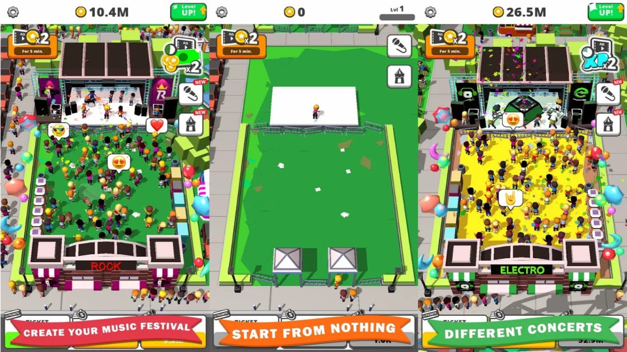 Idle Concert Android Gameplay