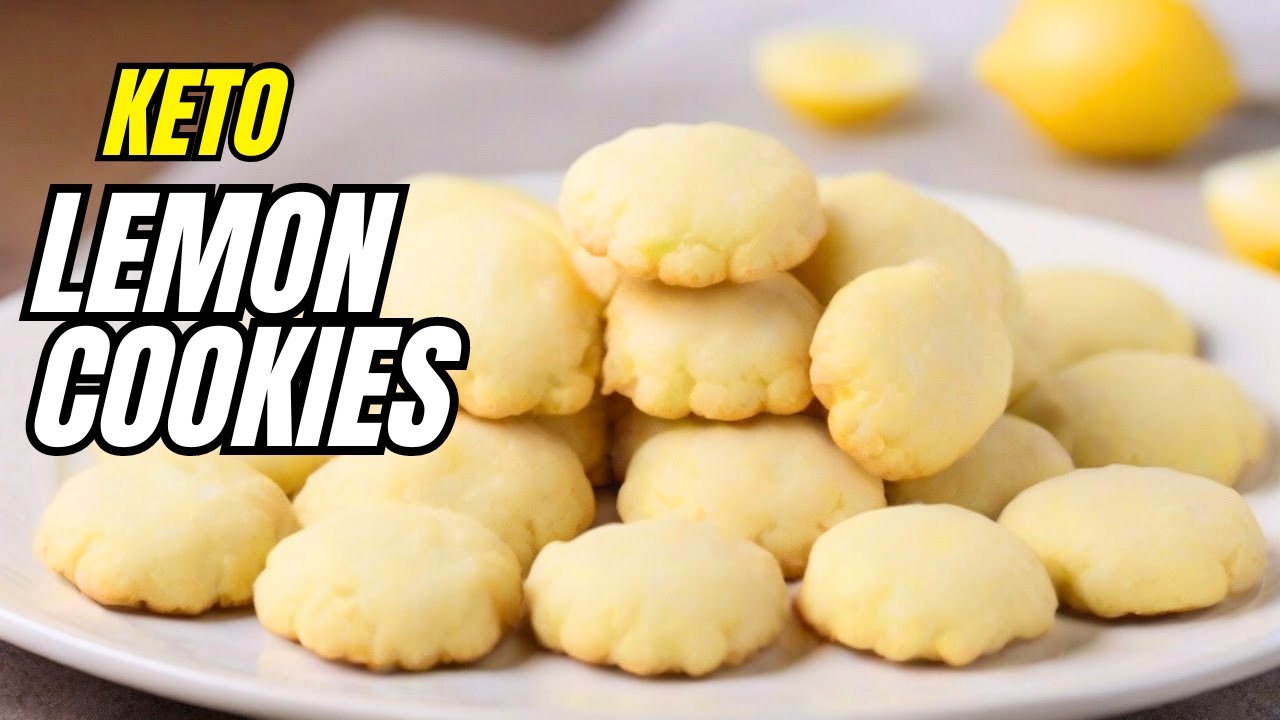 Keto Lemon Cookies Recipe | Low-Carb Citrus Delight - Keto Recipes