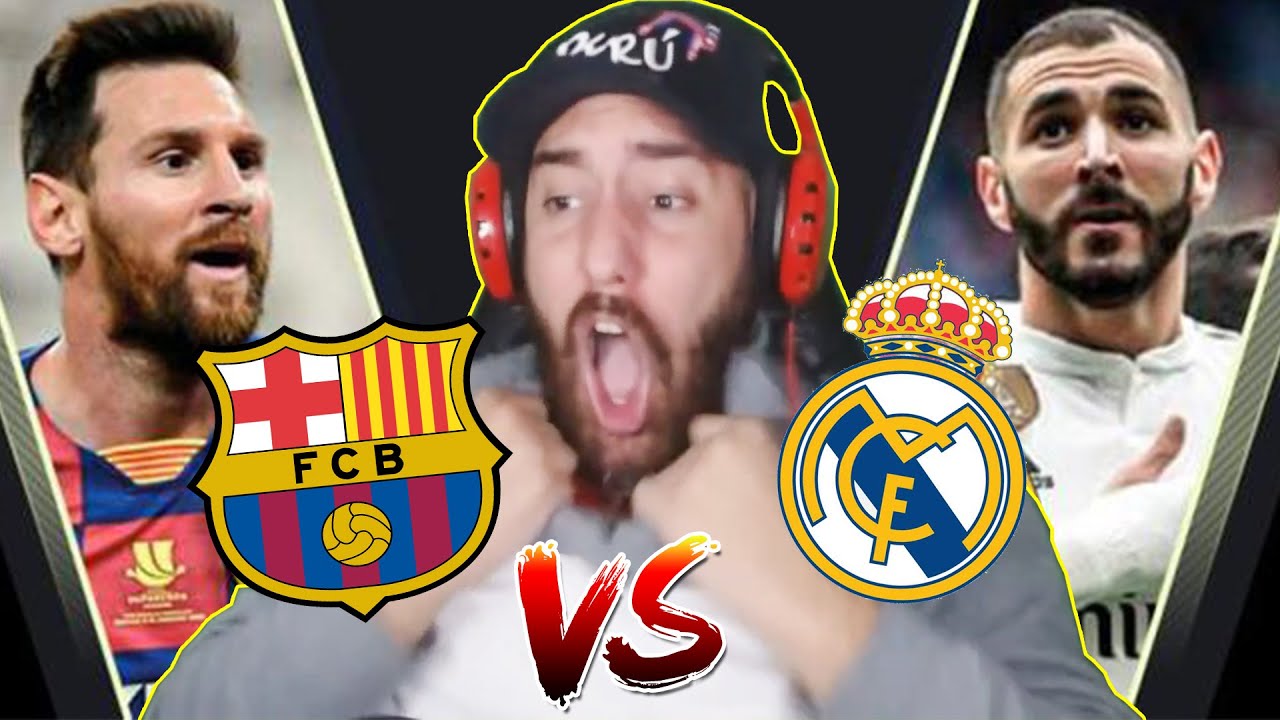 🔴BARCELONA 1 VS REAL MADRID 3🔴  en DIRECTO!!! Trap Life DM
